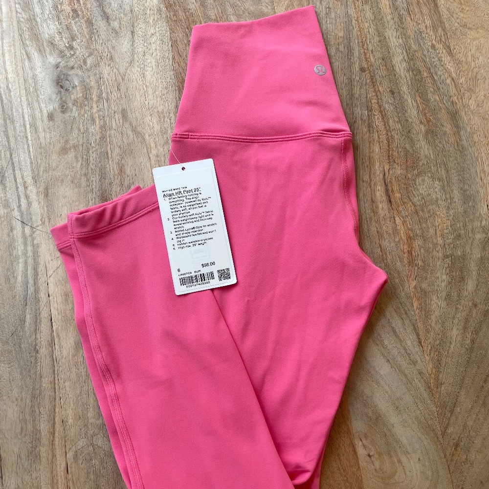 Lululemon Align HR pant 25” NWT